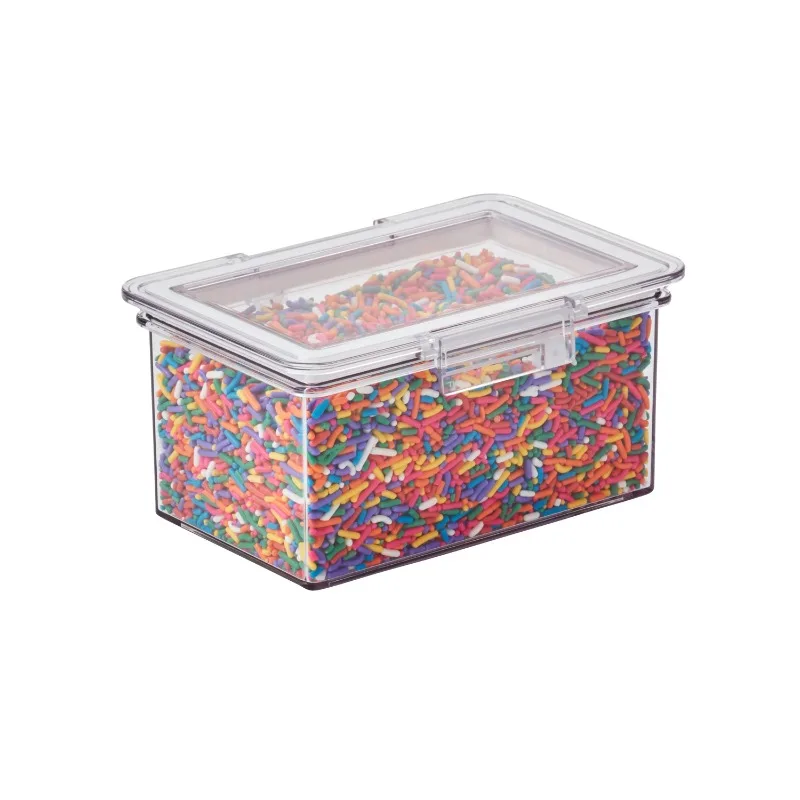 

The Home Edit Small Canister Food Storage Containers, Pack of 6, Clear