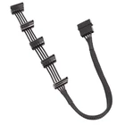 Кабель питания ATX 4-контактный IDE Molex на 5 портов SATA, 18AWG 40 см, 15,7 дюйма