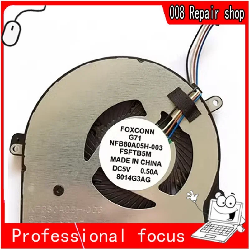 Новый вентилятор охлаждения процессора 927918-001 для HP Pavilion 15-CC700 15-CC708TX 15-CC715TX