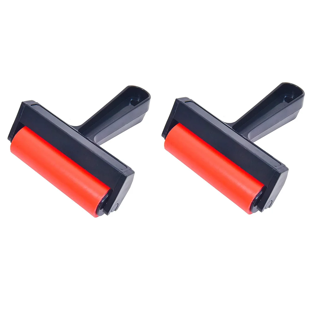 

Rollers Roller Stamping Ink Glue Paint Printmaking Painting Art Tools Craft Hard Tool Brush Rubber Applicator Rolling Wheel