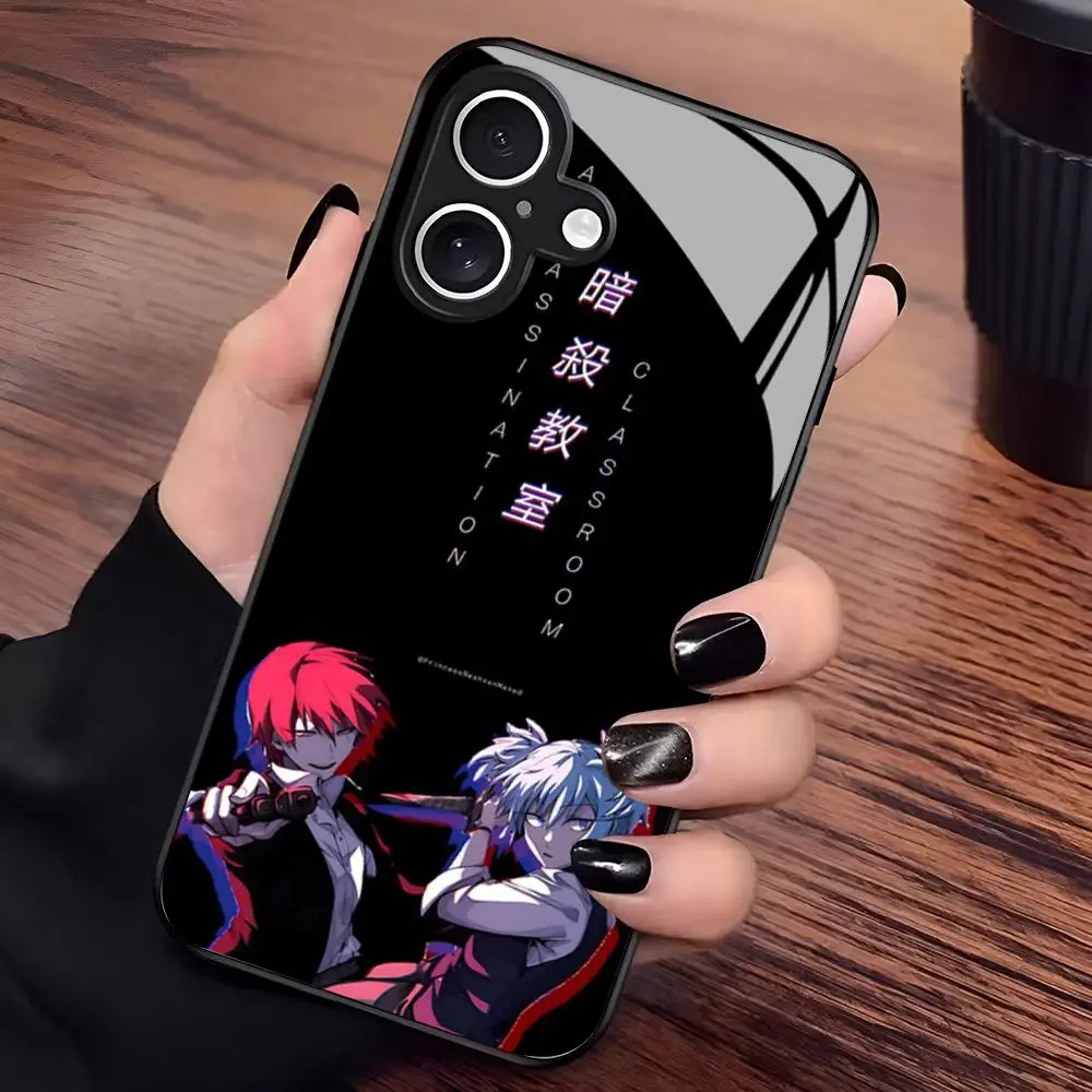 Чехол для телефона Anime Karma A-akabane для Samsung Galaxy S24 S26 S25 S23 S22 S21 S20 FE Edge Plus Ultra, черный, стеклянный (art.: 3920db394ea6c) - 3920db394ea6c