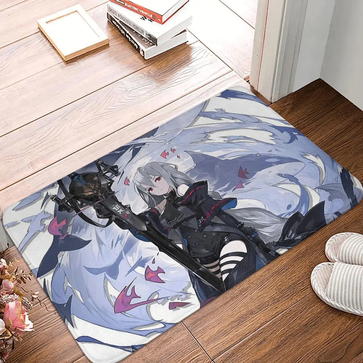 

Skadi Artwork Anti-Slip Doormat Kitchen MatArknights Defense Game Floor Carpet Entrance Door Rug Home Decorative
