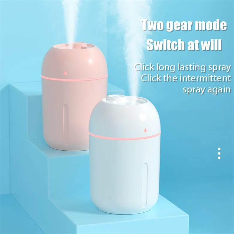 

Large Capacity Humidifier Household Bedroom Oil Air Aromatherapy 330ML Purification Sprayer Water Replenishing Instrument type-c