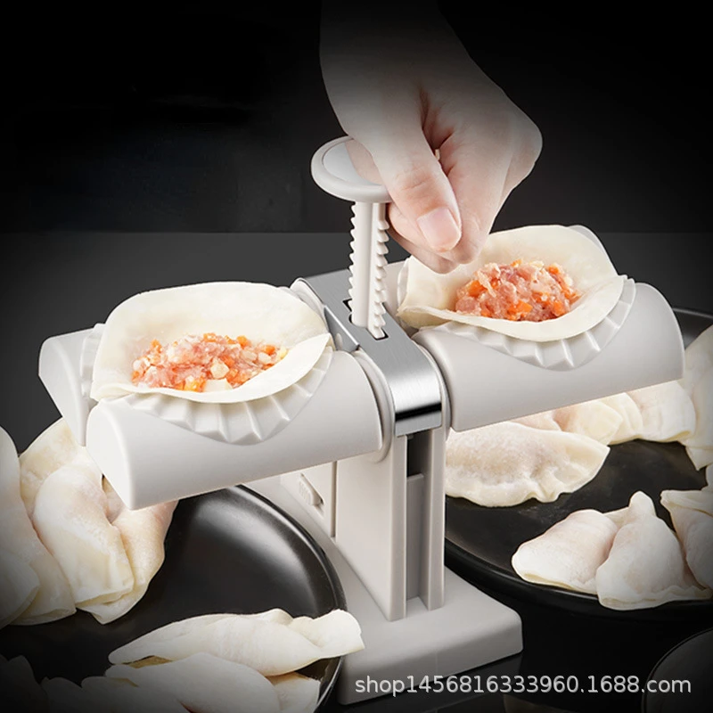 

Dumpling Mould Lazy Must-Ravioli Making Mold Double Head Dumpling Mould Baking Accessories Home Kitchen Dumpling Maker
