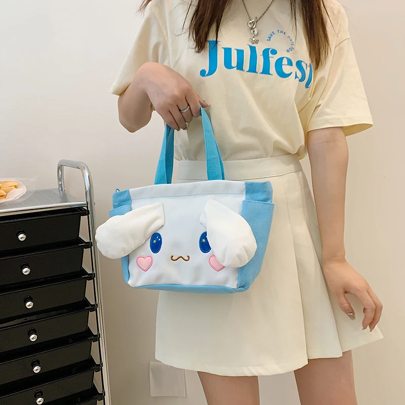 

Super Cute New Cinnamoroll Handbag Student Bag Kabi Shoulder Bag Lolita Kuromi Armpit Bag Kawaii Messenger Bag Gift