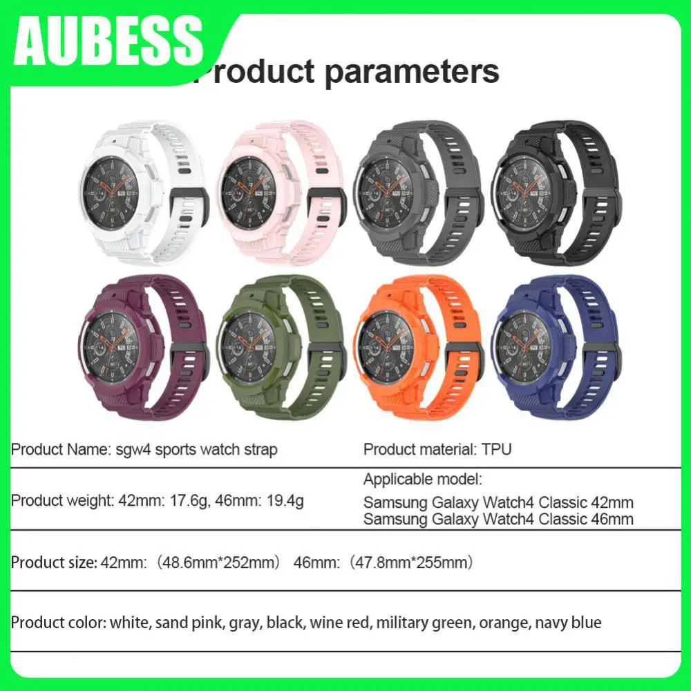 

Watchband Tpu Smart Accessories Sports Strap Sports 42/46mm Replaceable Strap For Samsung Galaxy Watch 4