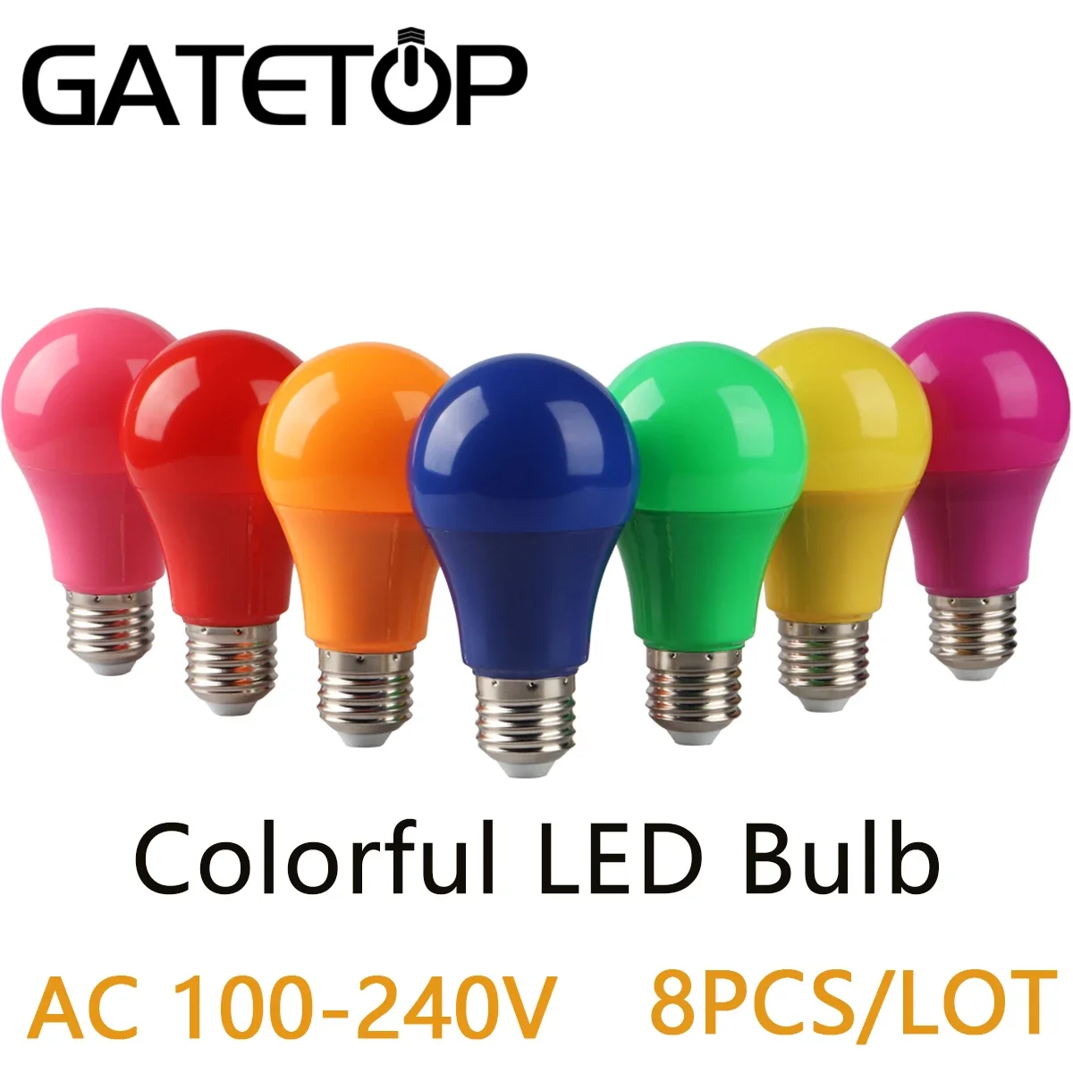8 шт. красочные Bomlillas E27 B22 цоколь красный желтый оранжевый зеленый лампада ампула