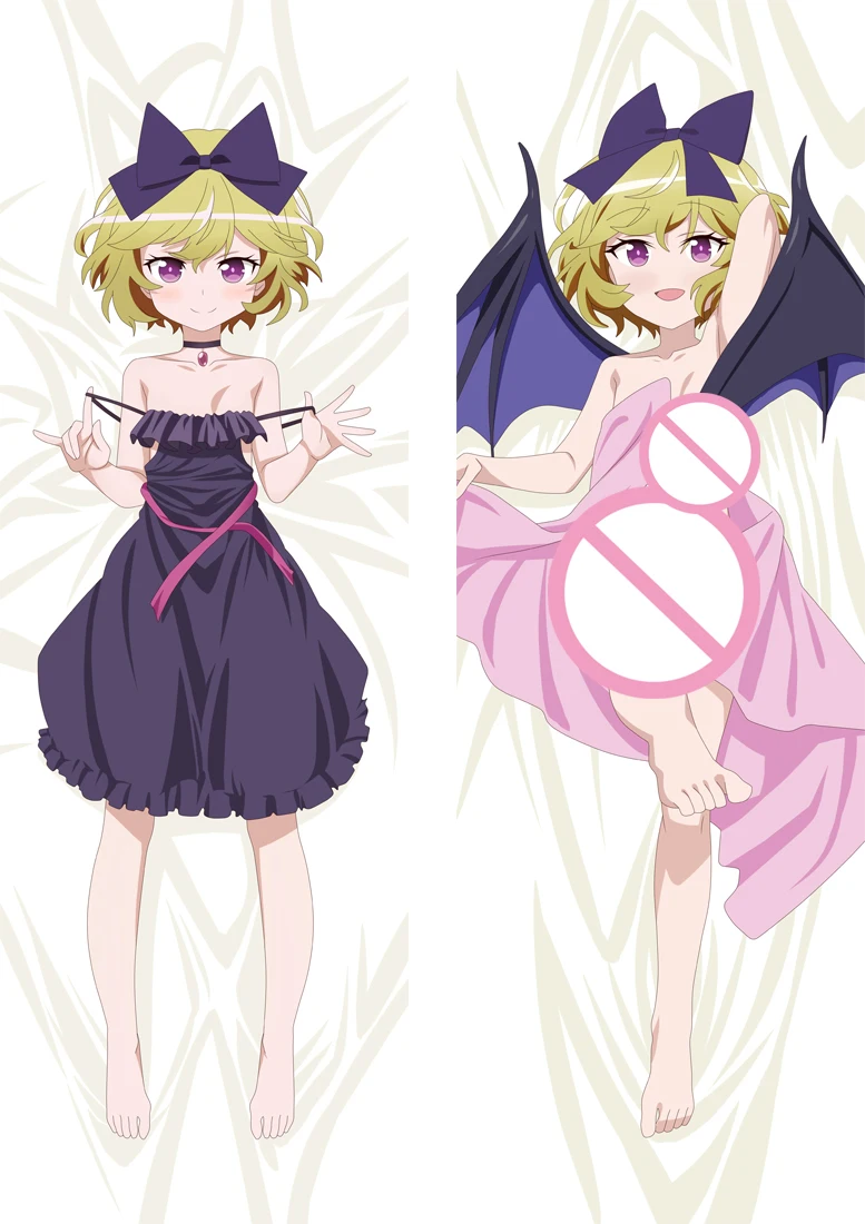 Подушечка 180 см Dakimakura Cover "Мисс Вампир, живущая по соседству, Софи Твайлайт", Элли, Подушечка с картинкой аниме.