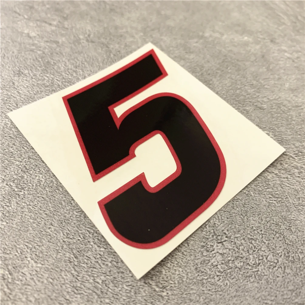 Виниловые наклейки для стайлинга автомобилей гоночные Номера мотоциклов