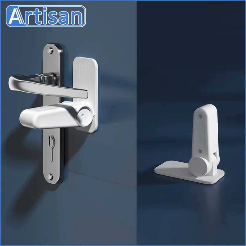 

Door Lock Safety Universal Child Baby Safety Lock Punch-free Door Adhesive Prevent Door Opening Pet Security Protection Device