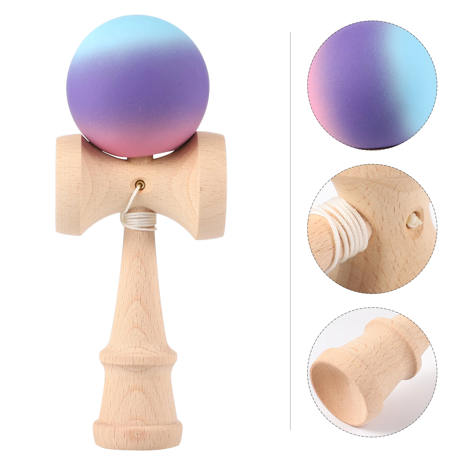 

Kendall Funny Wooden Toys Kendama Kids Children Japanese Vintage Kid's Beech Mini