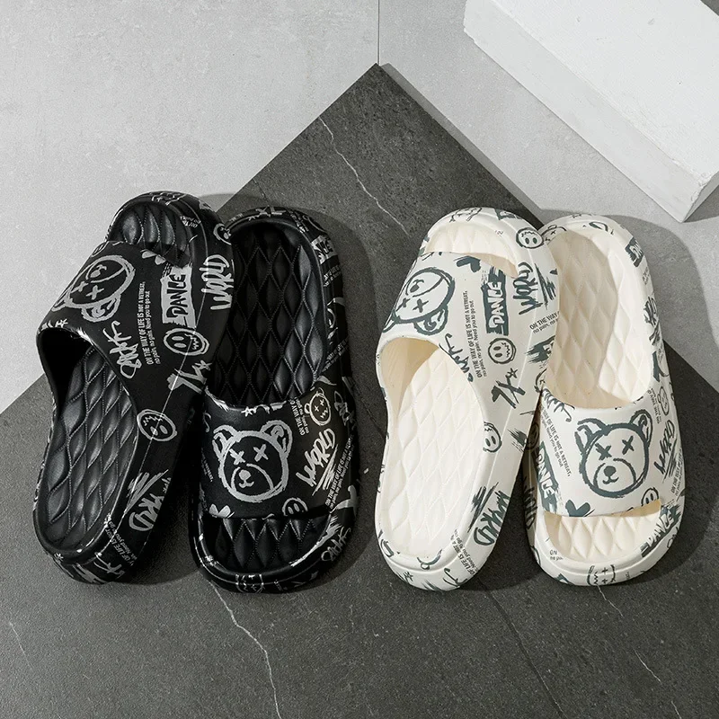 Сандалии для мужчин и женщин мягкие шлепанцы на толстой подошве Эва Нескользящие