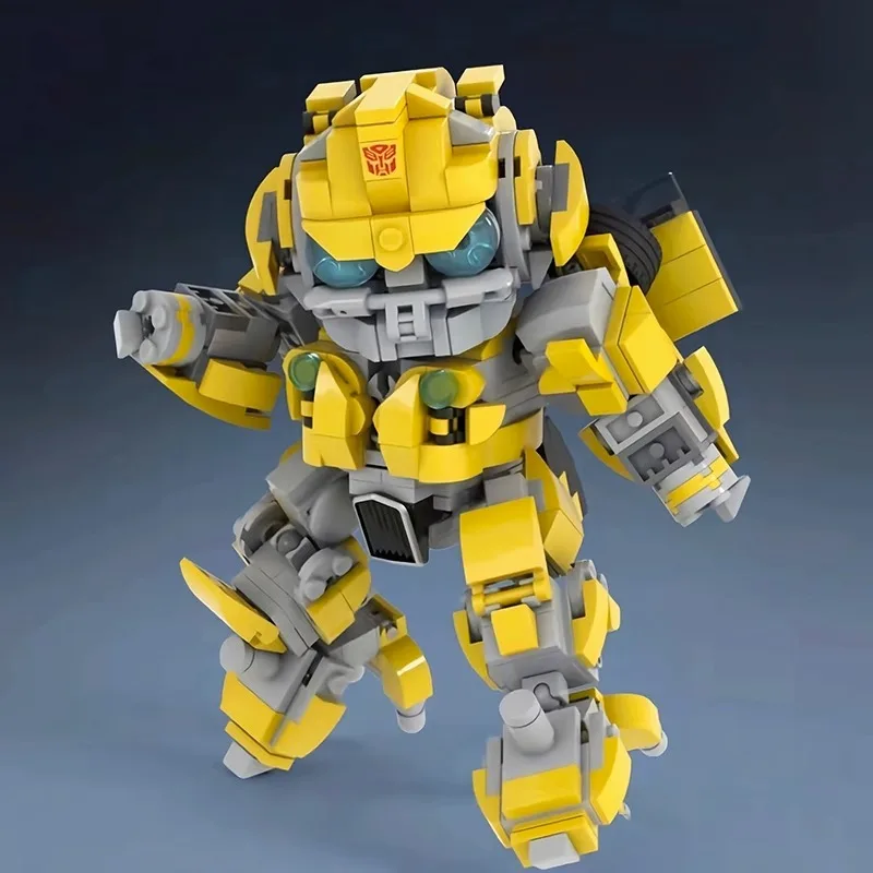 Набор строительных блоков MOC Wasp Mecha SD, робот-модель, сборные мелкие частицы, игрушечные украшения