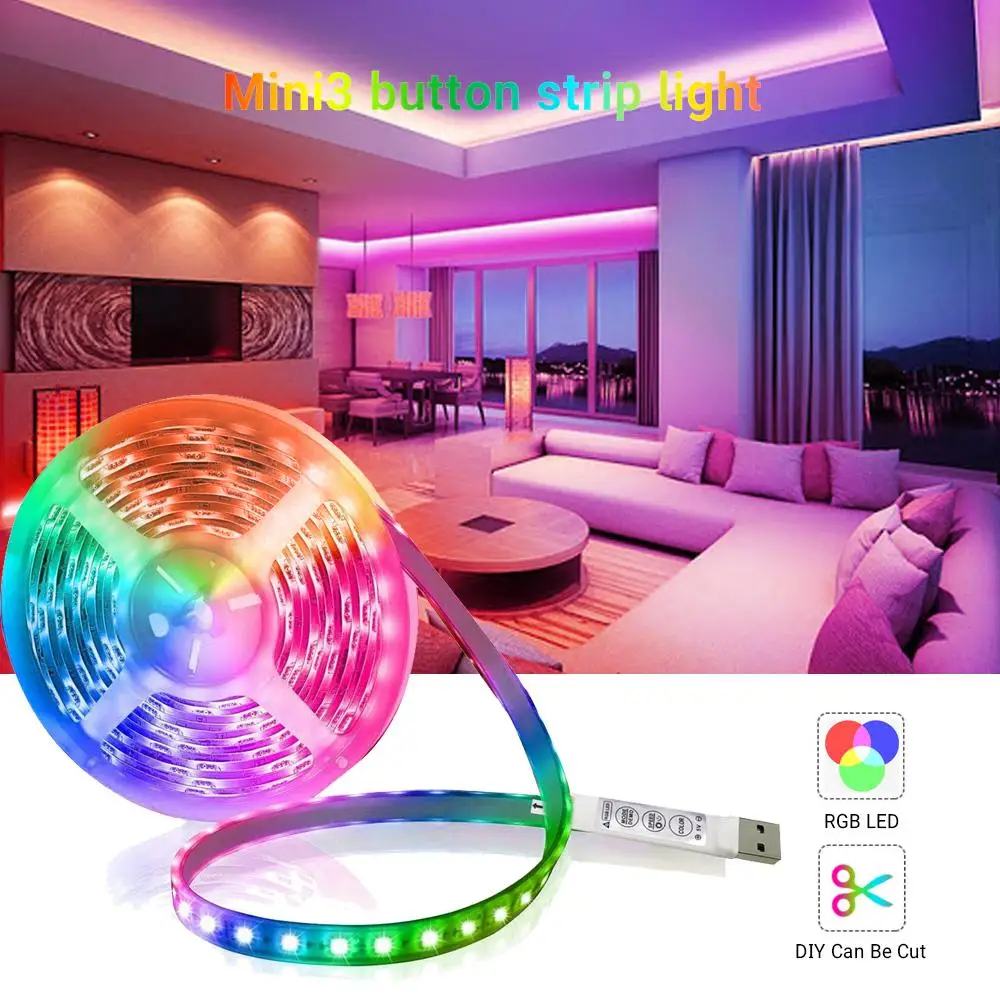 

Гибкая светодиодная ленсветильник Rgb 5050, 5 В, Usb