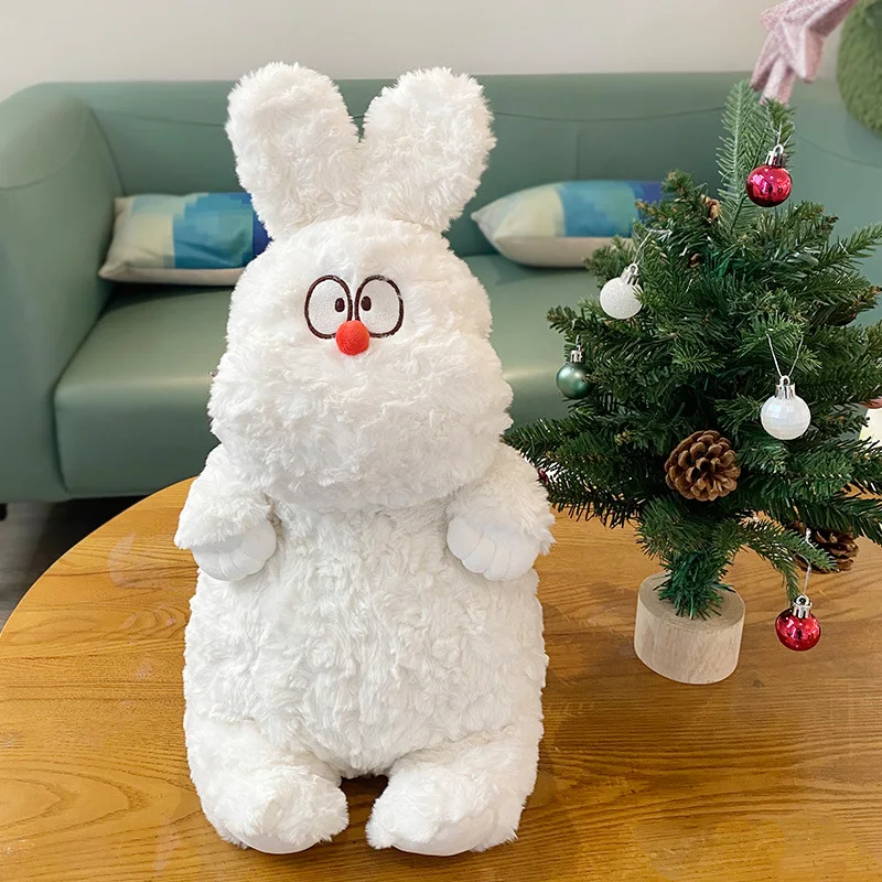 

Bunny Plush Pillow Stuffed Animal Cute Plush Toy 40cm Anime Rabbit Plushie Fluffy Kawaii Soft Hugging Pillow for Kids Boys Girls