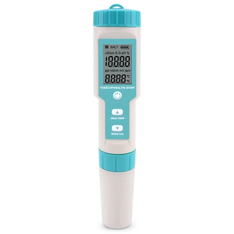 

7 In 1 PH/TDS/EC/ORP/Salinity /S.G/Temperature Meter C-600 Water Quality Tester For Drinking Water
