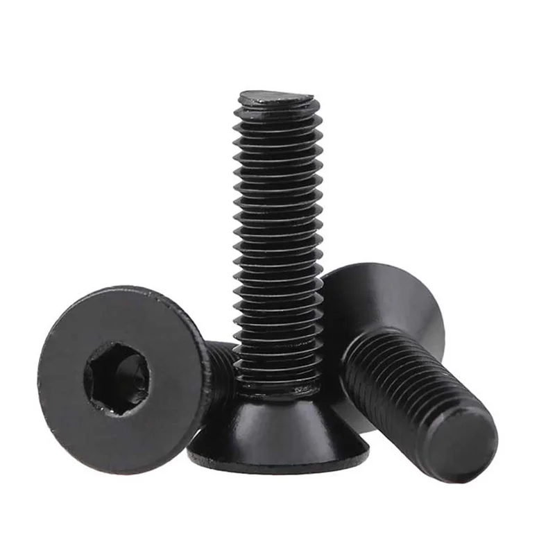 

Boulon hexagonal noir en acier inoxydable 10/200, 304 pièces, tête fraisée, M3 M4 M5, longueur 5/6/8/10/12/16/20/25/30mm