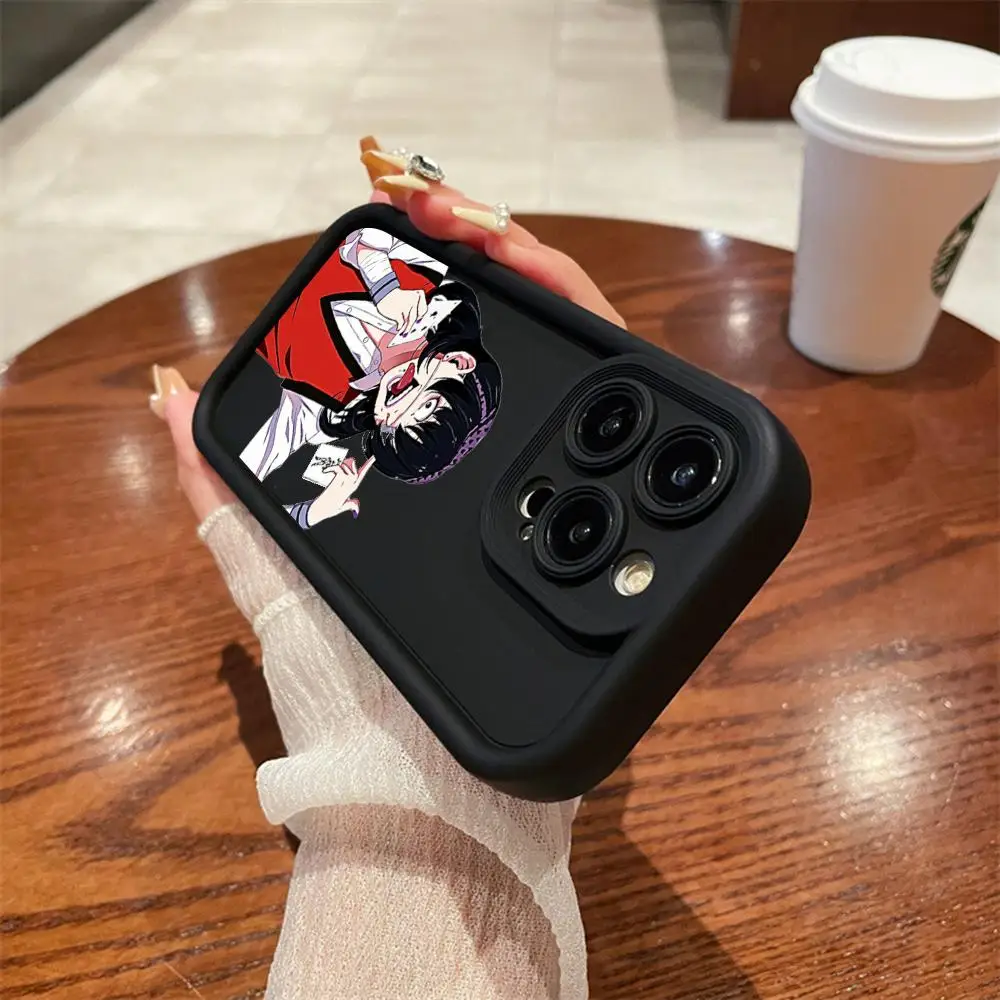 Japanese Anime Kakegurui Jabami Y-Yomeko MINISO Phone Case Eye Ladder For Iphone 11 12 13 14 15 16 Pro PLUS PRO MAX