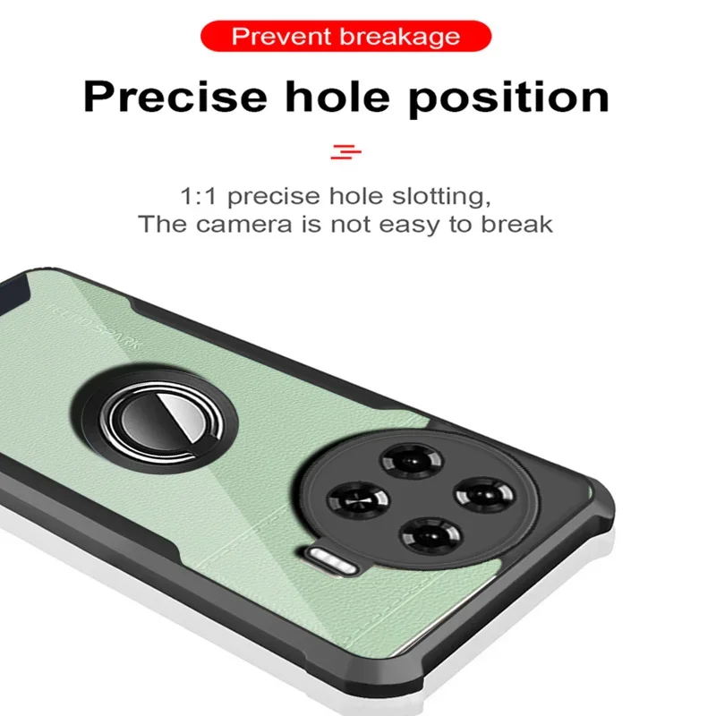 Прозрачная акриловая задняя крышка Spark20Pro с рамкой для телефона из ТПУ Tecno Spark 20 Pro