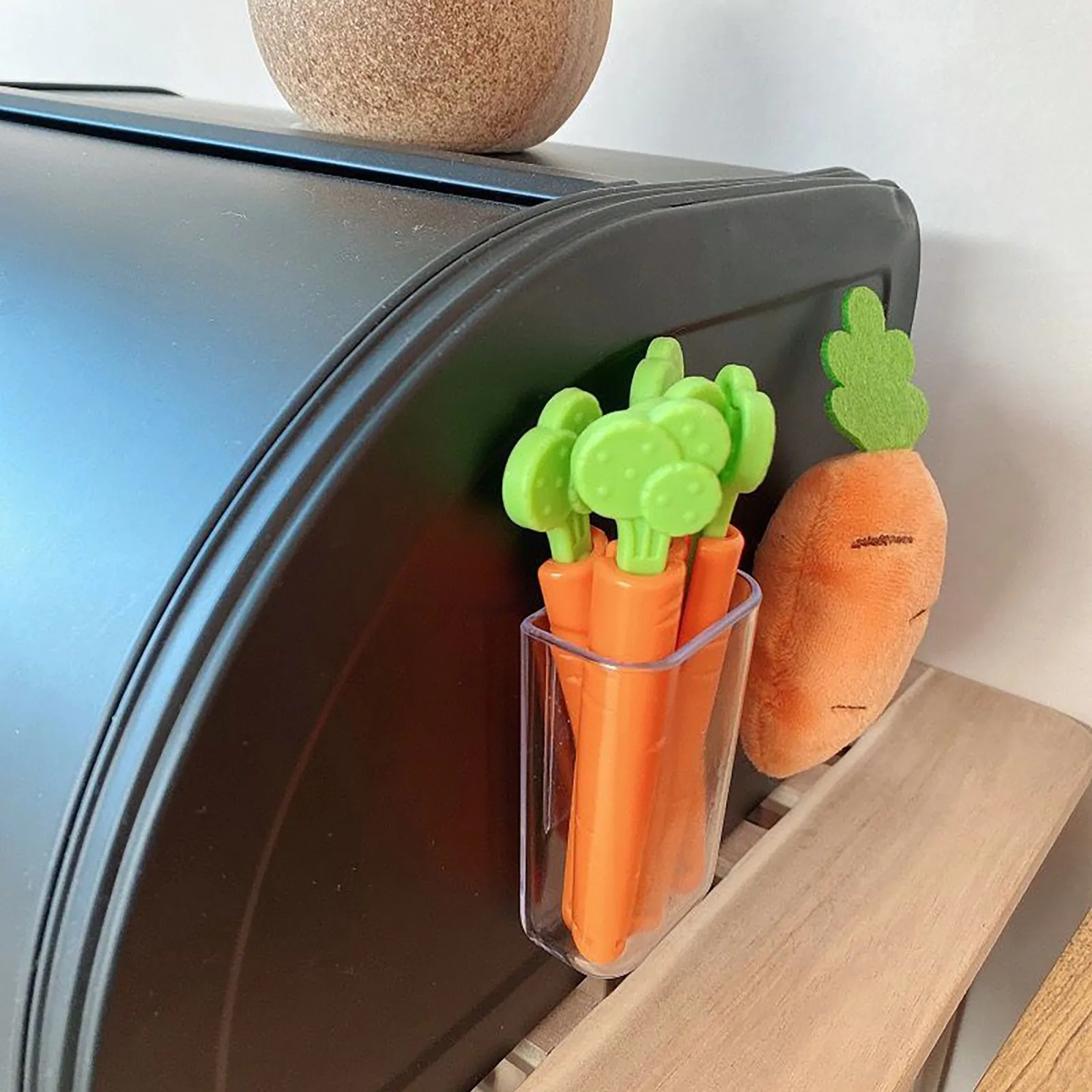 

5Pcs Carrot Food bags sealer Clip Fresh-Keeping Clamp food sealers Snack Bags Storage Bag Sealing Clip Kitchen Tools wholesale