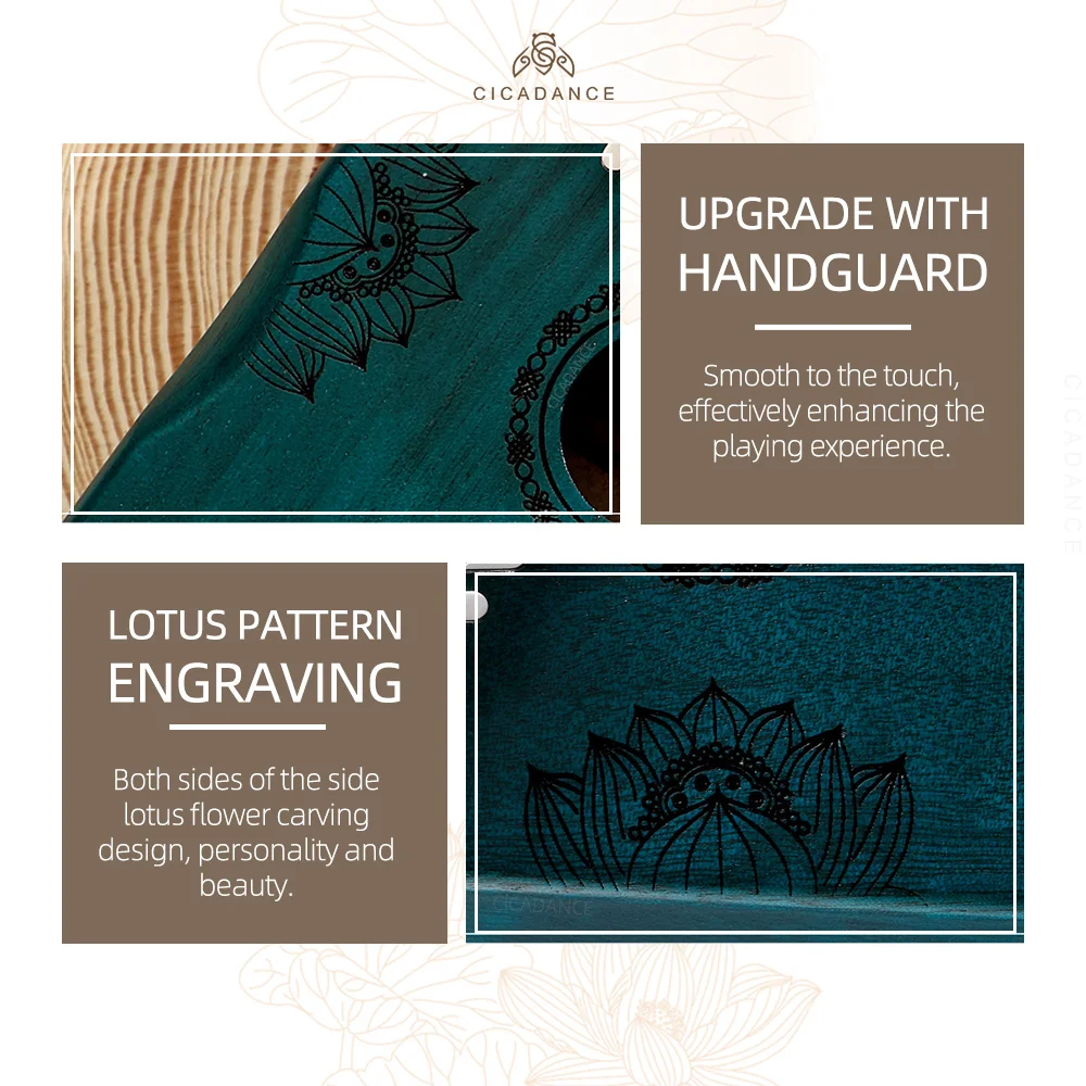 Высококачественный музыкальный инструмент Калимба с большим пальцем пианино