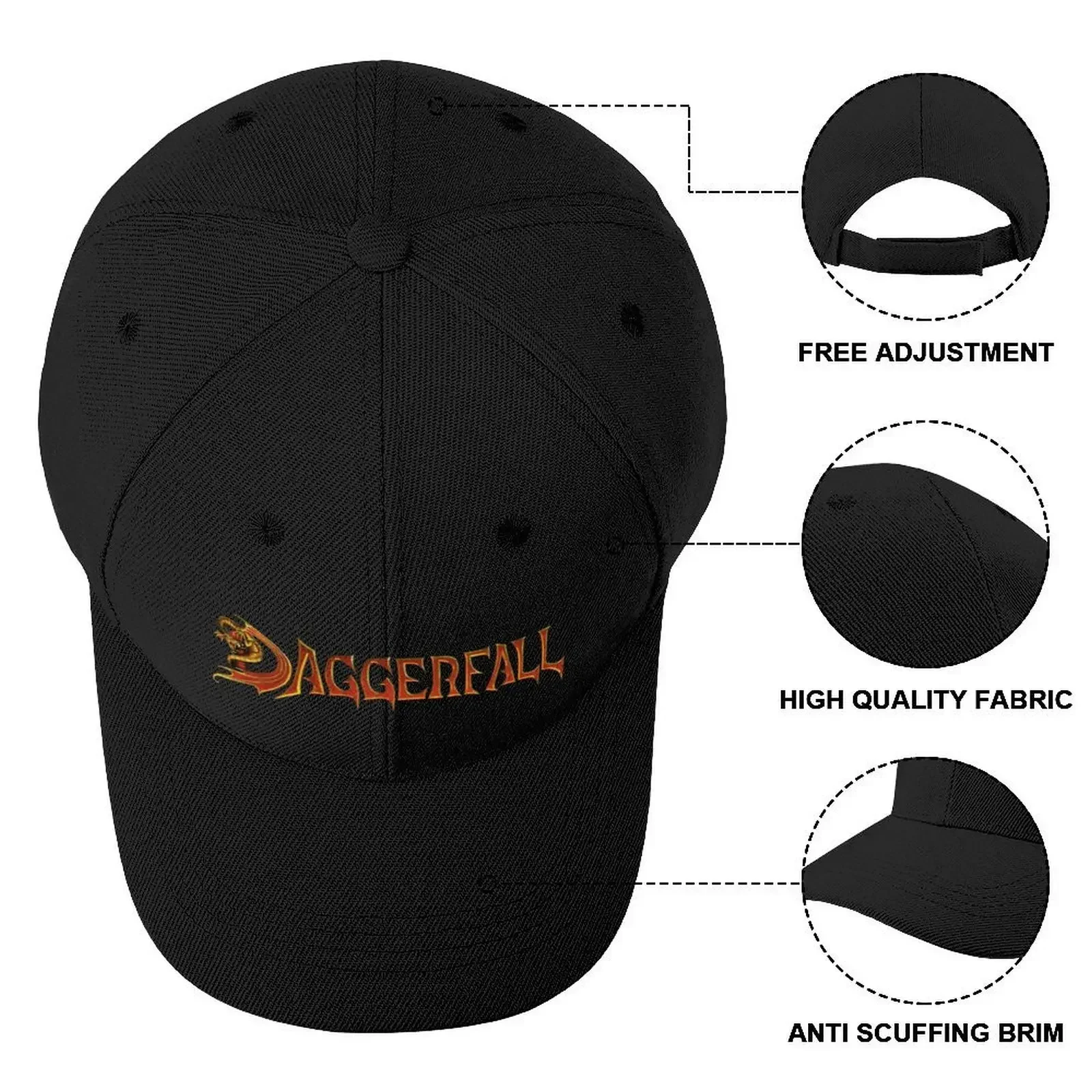 Бейсболка Daggerfall из полиэстера унисекс