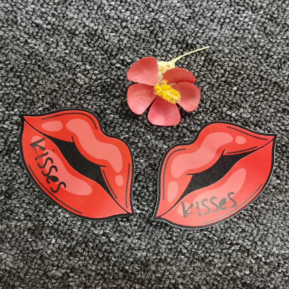 10 Pairs Valentine's Day Stickers Cover Brasieres Para Mujer Pasties Satin Material Breast Lovers Adult Pacifier