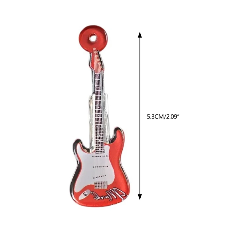 Популярная заколка для волос в виде гитары девочек субкультурная детские