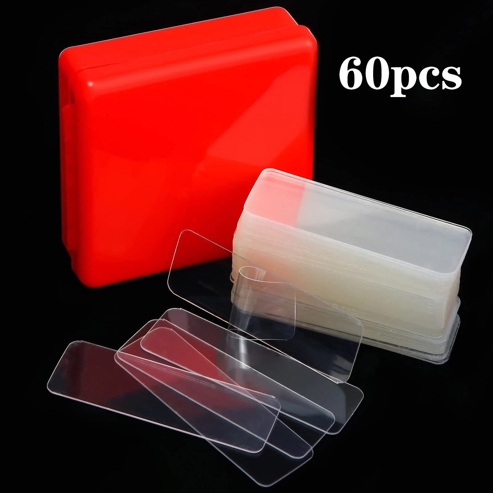 

60 шт./корт. Двусторонняя магнитная прозрачная не оставляющая следов клейкая лента, легко разрезаемая высококлейкая Двусторонняя лента