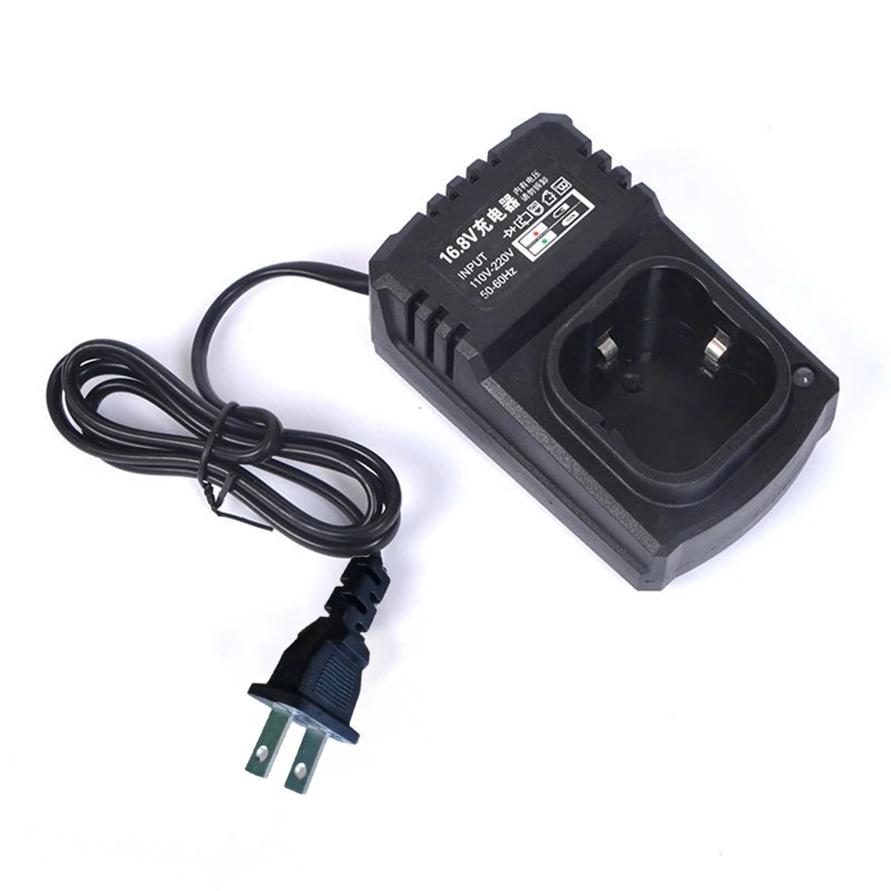 

16.8V DC US/EU Li-ion Battery Charger Rechargeable Support 110-240V Spare Parts For Electrical Drill Power Tools Accessories
