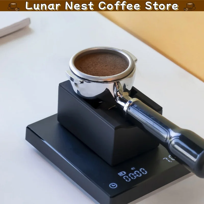 Фото Новая подставка Timemore Little Cube для дозирования кофе, держатель для портафильтра, нескользящая подставка-док-станция для домашнего бариста №2