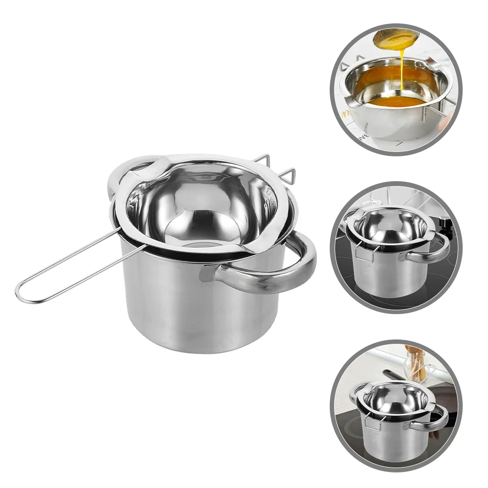 

Chocolate Melting Pot Double Boiler Home Candy Heating Stainless Steel Boilers Stove Top