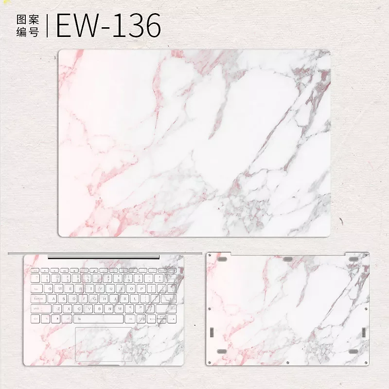

Marble Grain Laptop Sticker for Mi Notebook Air 12.5 13.3 Pro 15.6 Laptop Skin for Gaming Notebook 15.6 inch Cover