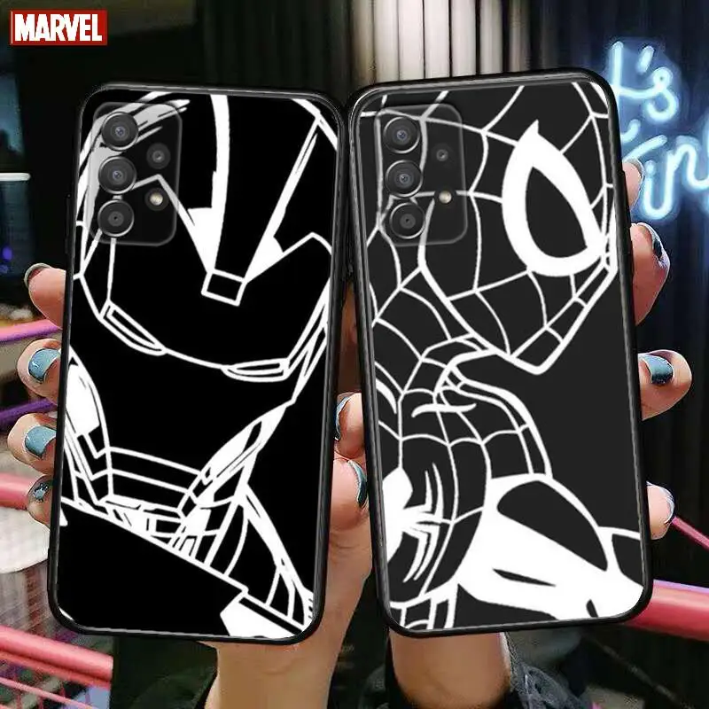 

Deluxe Marvel Comics Phone Case Hull For Samsung Galaxy A70 A50 A51 A71 A52 A40 A30 A31 A90 A20E 5G a20s Black Shell Art Cell Co