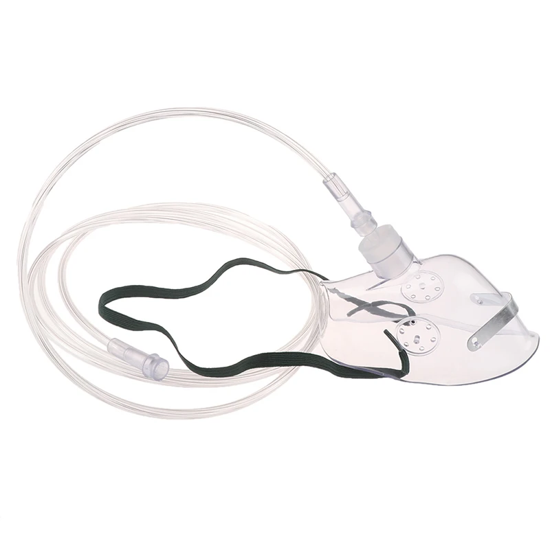 

Hot！Disposable Face Mask Shield Nebulizer Conduit Adult Oxygen Mask With TubeMasker Met Buis