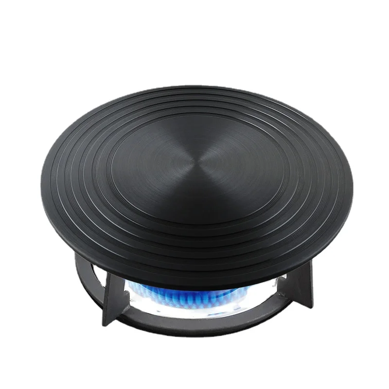 

Anti-Burning Black Thawing Plate Anti-Overflow Pot Gas Stovetop Fire-Proof Heating Heat Conduction Bracket Stove Pad