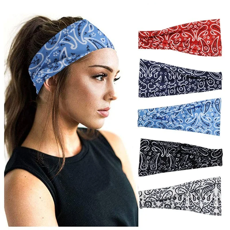 

Fashion Female Headband Adult Cross Hair Ribbon Temperament Print Knot Hair Hoop Hair Accessories Role