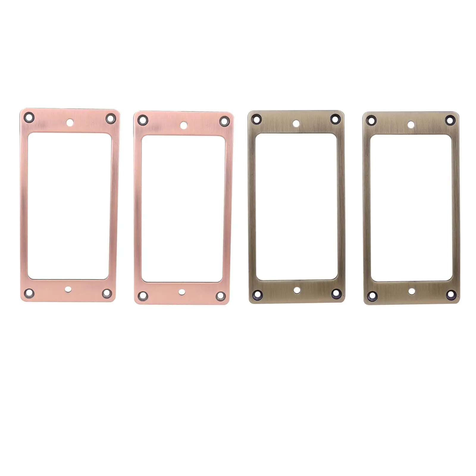 

2 Pieces Guitar Pickup Ring Flat Bottom for Electric Guitar Part Accessory