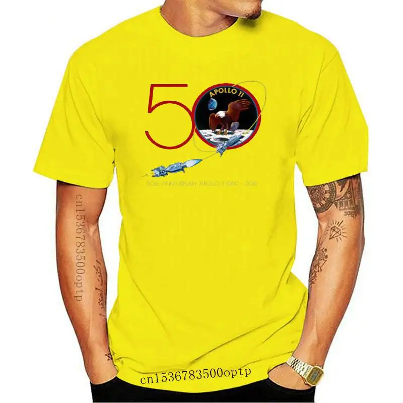 

Man Clothing New Black Apollo 11 50Th Anniversary Moon Landing 1969 T Shirt 100% Cotton Homme Customized Tee Shirt