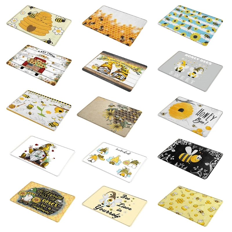 

New Bee Festival Home Door Mat Bathroom Bathroom Non-slip Mat Bedroom Floor Mat
