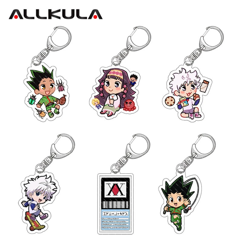 Фото Акриловый брелок-подвеска Hunter X Hunter для телефона, сумок, украшение для стола, аксессуар, кольцо для ключей, подарок для друзей и девушек №1