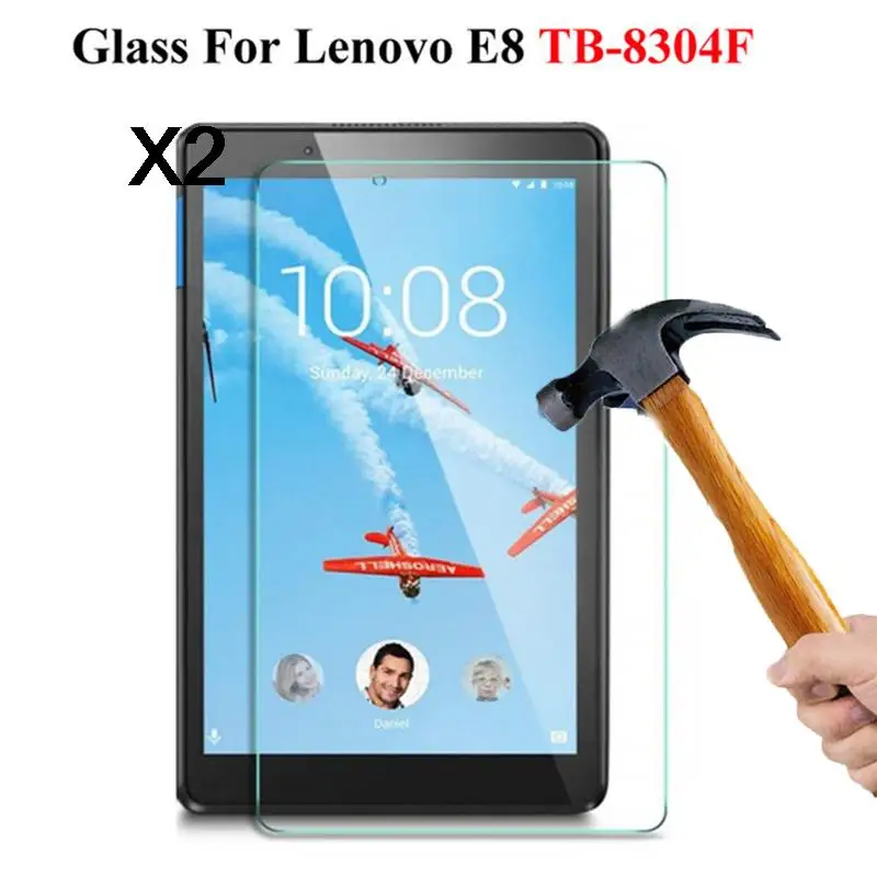 

2PCS Tempered Glass For Lenovo Tab TB-7104F 7104 7.0 E7 E8 E10 TB-8304F TB-8304 8.0 TB-X104F X104 10.1 Tablet Screen Protector