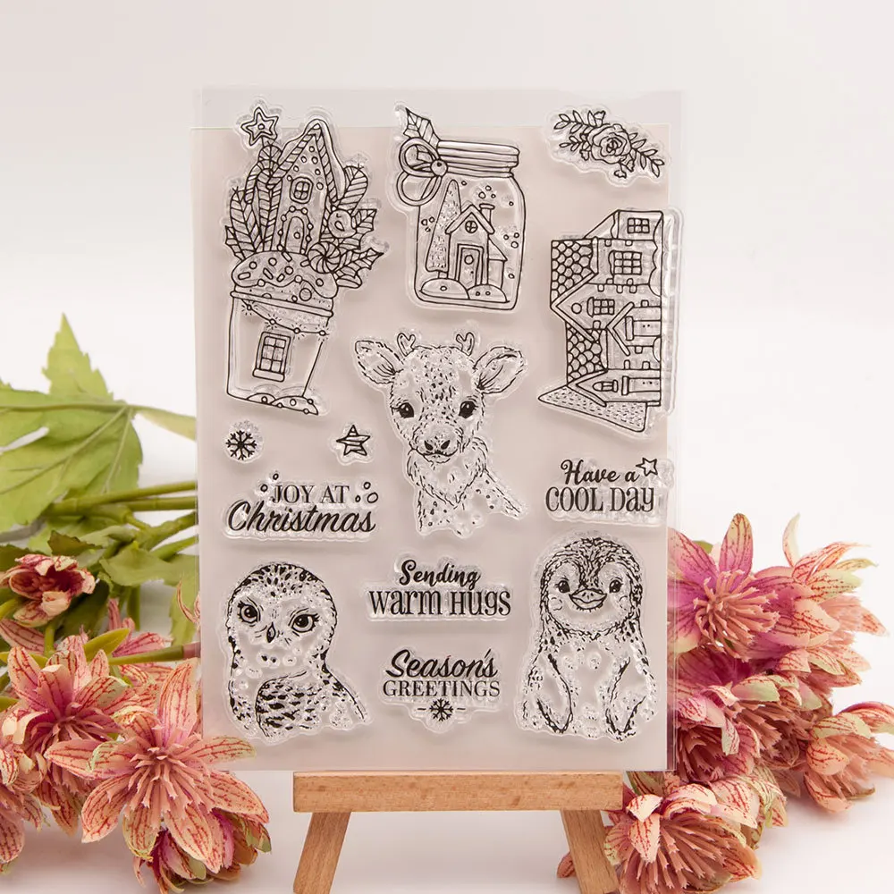 

Retro Back Ground Postmark Abstract Removalstamp Album Decoration Diary PlanDIY Transparents Ilicone Scrapbook Rubber StampT1967