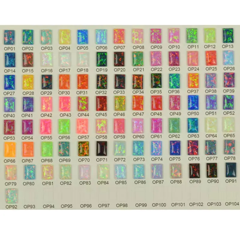 Sale Safe Lead Free Dental Decor Stone Loose 4*5.3mm Cross OP03 Opal For Tooth Decoration