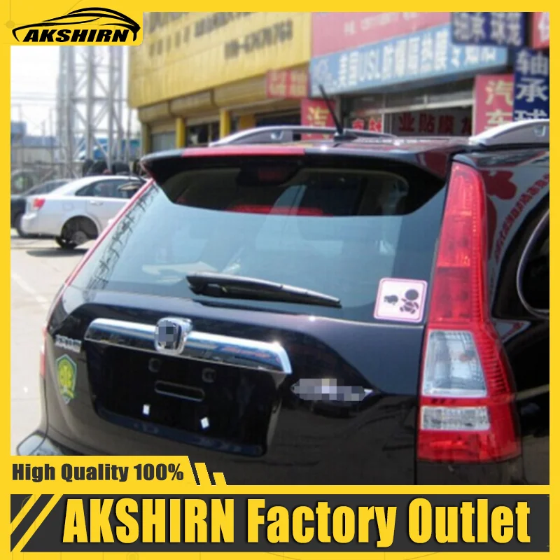 

Спойлер CRV для Honda, высококачественный спойлер из АБС-материала для заднего крыла автомобиля, спойлер для CRV 2007 -2011 со светодиодсветильник ко...