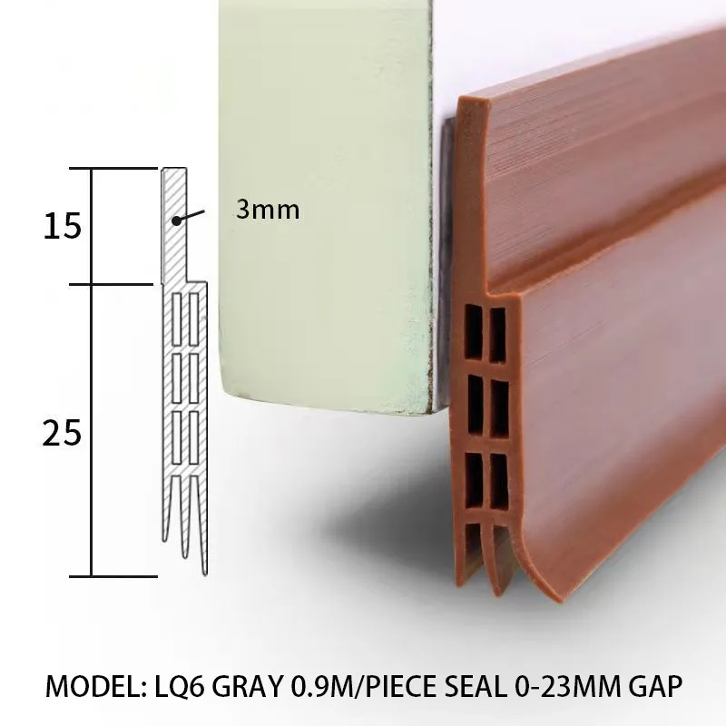 Лидер продаж силиконовая лента 8 м уплотнение для стеклянных дверей и окон