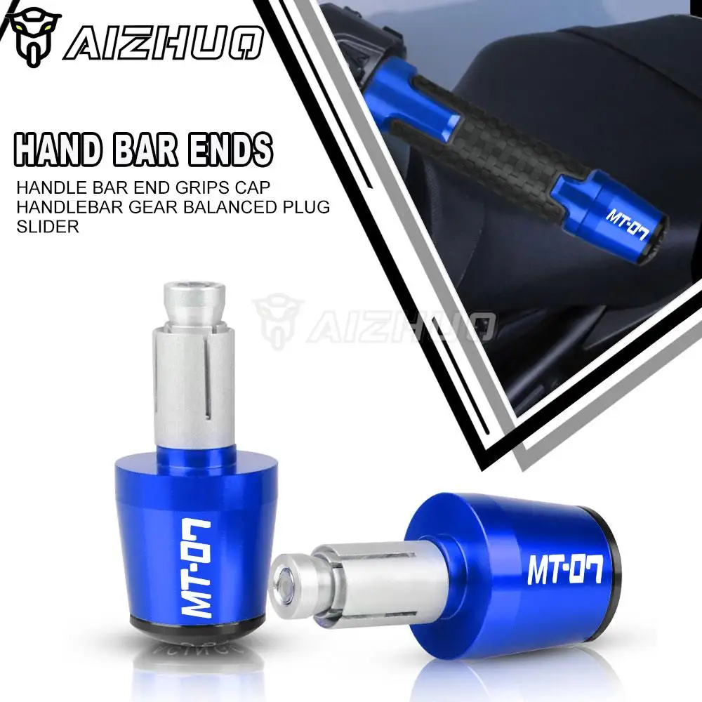 

Motorcycle Handlebar Plug Caps Slider Handle Bar End Cap For Yamaha MT07 FZ07 2014-2022 2021 2020 MT-07 FZ-07 2019 2018 2017