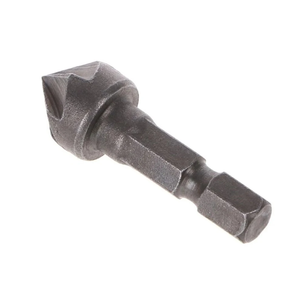 

Power Tools Chamfering Tool Countersink Drill Debur Gray Hole Opener 1/4\" Hexagonal Shank 1pcs 45# Steel 100% Brand New