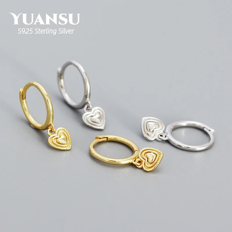 

Новые модные серьги-подвески в виде любящего сердца, геометрические серьги в Корейском стиле, кольца для женщин, ювелирные изделия, подарок,...