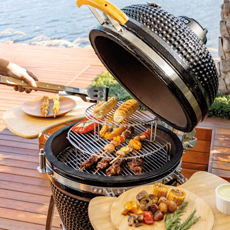 Multi-Functional Stainless Steel Barbecue Wire Mesh Big Green Egg Net Multi-Layer Bold Grill Charcoal Stove St